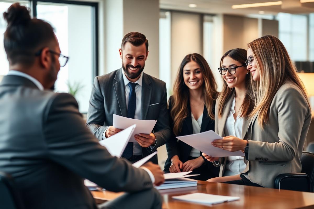 Financial advisors meeting